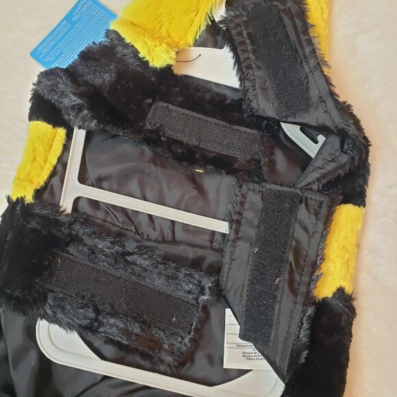 🐝Thrills & Chills Medium LED *Light-Up* BUMBLE BEE Pet Dog Halloween Costume - Picture 8 of 17